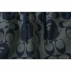 Hypeyourbeast BAPE X COACH Co-Branded Dark-Blue Shorts Clothes