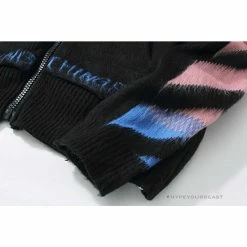 HypeYourBeast Off White Hoodie Blue Pink Hoodies & Jackets