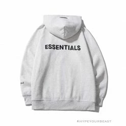HypeYourBeast FOG Hoodie "ESSENTIALS' Gray Hoodies & Jackets