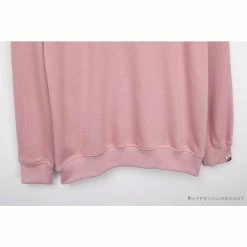 Hypeyourbeast BAPE Behind The Great Ape-Man Head Long Sleeve Shirt 'PINK' Clothes