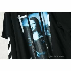 HypeYourBeast Off White Hoodie Mona Lisa Hoodies & Jackets