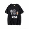Hypeyourbeast BAPE X Star Wars Collaboration Black Warrior Tee Shirt 'BLACK'