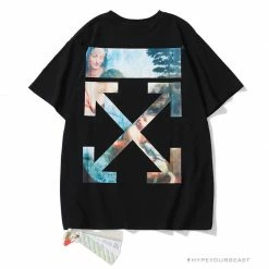 Hypeyourbeast OFF-WHITE The Virgin And Child With Saint Anne Tee Shirt 'BLACK' T-Shirts