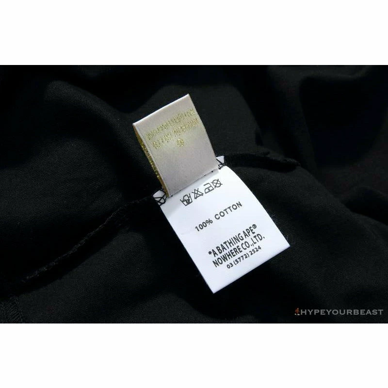 Hypeyourbeast Clothes BAPE Luminous Spots Camouflage Great Ape Man Black Head Cotton Short Sleeve Tee Shirt 'BLACK' 11 Hypeyourbeast Clothes BAPE Luminous Spots Camouflage Great Ape Man Black Head Cotton Short Sleeve Tee Shirt 'BLACK'