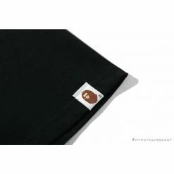 Hypeyourbeast Clothes BAPE Universe Solar System Ape Man Head Tee Shirt 'BLACK'
