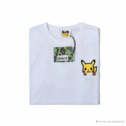 Hypeyourbeast Clothes BAPE Baby Milo Pocket Pikachu Tee Shirt 'WHITE' 9 Hypeyourbeast Clothes BAPE Baby Milo Pocket Pikachu Tee Shirt 'WHITE'