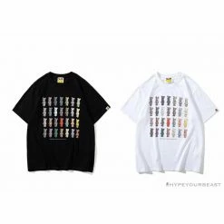 Hypeyourbeast Clothes BAPE Violent Bear Collaboration 28th Anniversary Camouflage Tee Shirt 'WHITE'