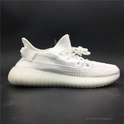 Hypeyourbeast Adidas Yeezy Boost 350 V2 White / White Translucent Stripe