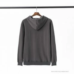 Hypeyourbeast BAPE Classic Ape Head Embroidered Standard Cotton Terry Hoodie 'DARK GREY' Clothes