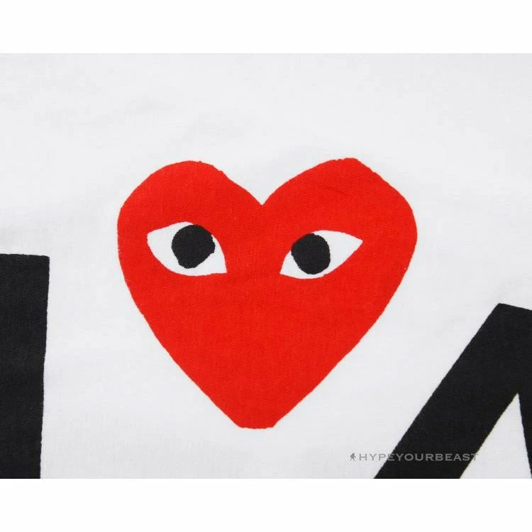 HypeYourBeast CDG PLAY Shirt 2205 White 9 HypeYourBeast CDG PLAY Shirt 2205 White