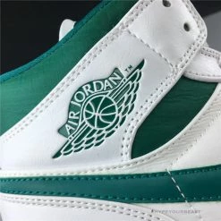 Hypeyourbeast Air Jordan 1 Mid White Mystic Green
