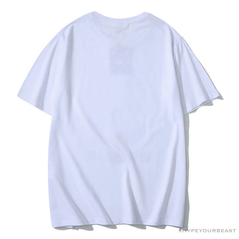 Hypeyourbeast BAPE X MCM Camouflage Ape Head Tee Shirt 'WHITE' 2 Hypeyourbeast BAPE X MCM Camouflage Ape Head Tee Shirt 'WHITE'
