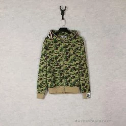 HypeYourBeast Bape Green Camouflage Hoodie