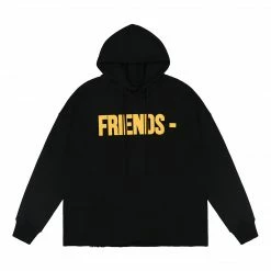 HypeYourBeast Hoodies & Jackets Vlone Yellow And Black Friends Hoodie 21 HypeYourBeast Hoodies & Jackets Vlone Yellow And Black Friends Hoodie