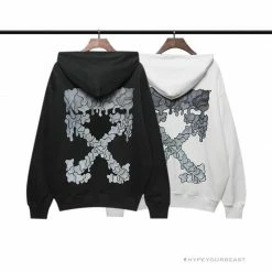 HypeYourBeast Hoodies & Jackets Off White Hoodie White GREY