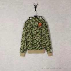 HypeYourBeast Bape Green Camouflage Hoodie