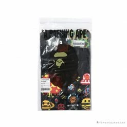 Hypeyourbeast Clothes BAPE Baby Milo Galaxy Astronaut Luminous Tee Shirt 'BLACK'