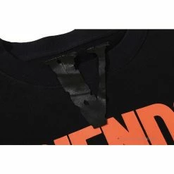 HypeYourBeast Vlone Orange Shirt - Black