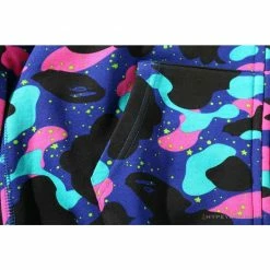 Hypeyourbeast BAPE X KID CUDI Camouflage Hoodie Clothes