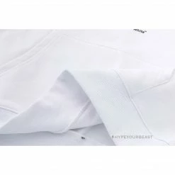 HypeYourBeast Off White Hoodie Jabba Flower - White Hoodies & Jackets