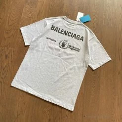 Hypeyourbeast BCG Support Word Food Programme Tee Shirt Grey