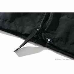 Hypeyourbeast BAPE X FCRB Joint Double Zip Camouflage Hoodie 'BLACK' Clothes