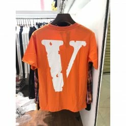 HypeYourBeast Vlone Orange Staple Tee Shirt T-Shirts