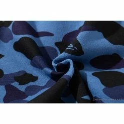 Hypeyourbeast BAPE X READYMADE Tiger Head Foam Camouflage Shorts 'BLUE' Clothes