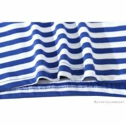 Hypeyourbeast Clothes BAPE Baby Milo Sesame Street Striped Tee Shirt 'BLUE' 30 Hypeyourbeast Clothes BAPE Baby Milo Sesame Street Striped Tee Shirt 'BLUE'