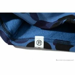 Hypeyourbeast BAPE X READYMADE Tiger Head Foam Camouflage Shorts 'BLUE' Clothes