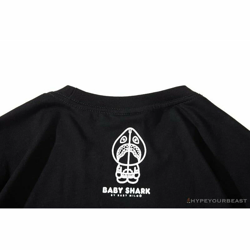 Hypeyourbeast Clothes BAPE Baby Shark Red Shark Tee Shirt 'BLACK' 8 Hypeyourbeast Clothes BAPE Baby Shark Red Shark Tee Shirt 'BLACK'
