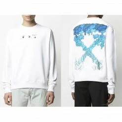 HypeYourBeast Shirts Off White Shirt White Blue