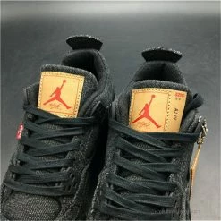 Hypeyourbeast Jordan 4 X Levis Black