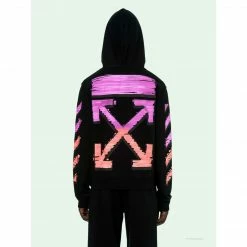 HypeYourBeast Off White Hoodie Black PINK