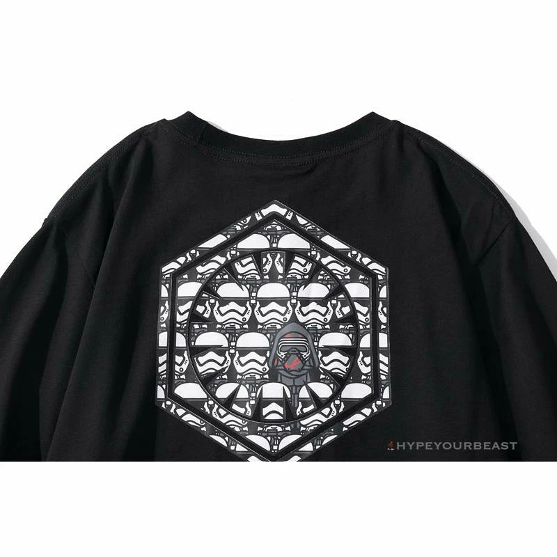 Hypeyourbeast BAPE X Star Wars Collaboration Black Warrior Tee Shirt 'BLACK' 8 Hypeyourbeast BAPE X Star Wars Collaboration Black Warrior Tee Shirt 'BLACK'