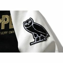 Hypeyourbeast BAPE OVO Patchwork Baseball Owl Jacket Clothes