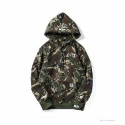 HypeYourBeast Clothes Bape Camo Hoodie Army Camouflage