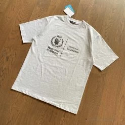 Hypeyourbeast BCG Support Word Food Programme Tee Shirt Grey