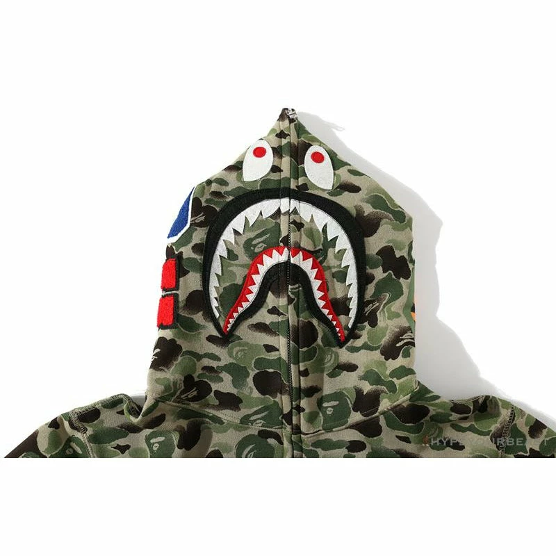 Hypeyourbeast Clothes BAPE Chinese Style Ink Camouflage 10th Anniversary Limited Hoodie 'GREEN' 3 Hypeyourbeast Clothes BAPE Chinese Style Ink Camouflage 10th Anniversary Limited Hoodie 'GREEN'