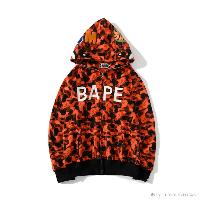 Hypeyourbeast BAPE X XO Co-Branded Camouflage Hoodie 'RED' 1 Hypeyourbeast BAPE X XO Co-Branded Camouflage Hoodie 'RED'