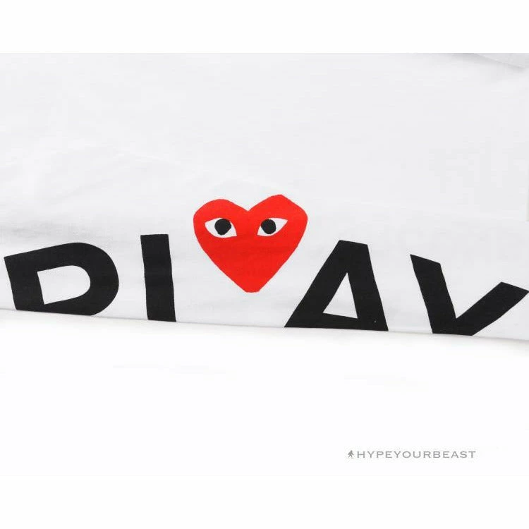 HypeYourBeast CDG PLAY Shirt 2205 White 11 HypeYourBeast CDG PLAY Shirt 2205 White
