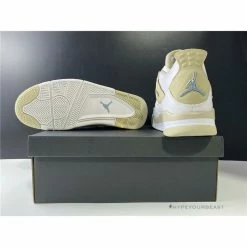 HypeYourBeast Air Jordan 4 White Gold