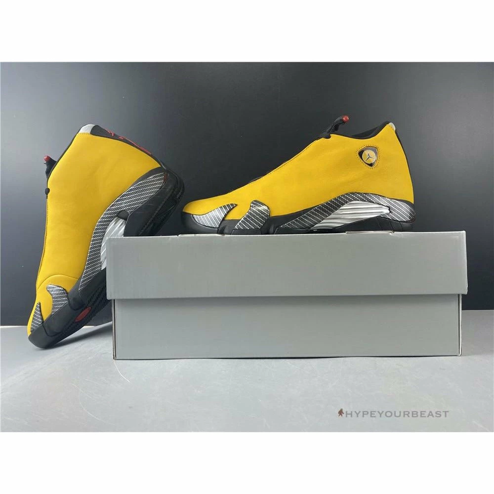Hypeyourbeast Air Jordan 14 Ferrari 'Yellow' 10 Hypeyourbeast Air Jordan 14 Ferrari 'Yellow'