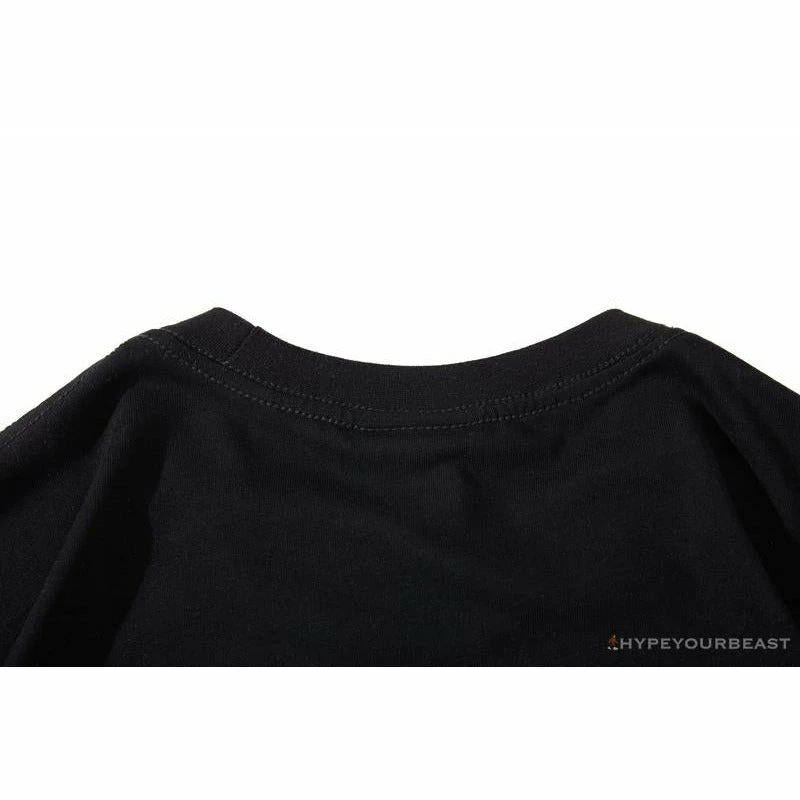 Hypeyourbeast BAPE Baby Milo Color Letter Monkey Tee Shirt 'BLACK' 8 Hypeyourbeast BAPE Baby Milo Color Letter Monkey Tee Shirt 'BLACK'