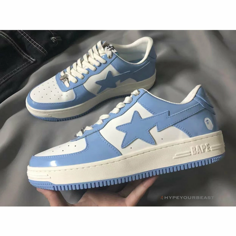 HypeYourBeast BAPE STA Low Top Sneakers Blue 1 HypeYourBeast BAPE STA Low Top Sneakers Blue