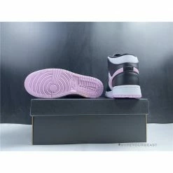 Hypeyourbeast Jordan 1 Mid White Black Light Arctic Pink