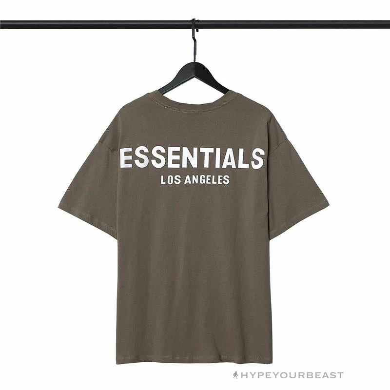 HypeYourBeast FOG Essentials Tee Shirt ‘Los Angeles’ TAUPE T-Shirts 2 HypeYourBeast FOG Essentials Tee Shirt ‘Los Angeles’ TAUPE T-Shirts