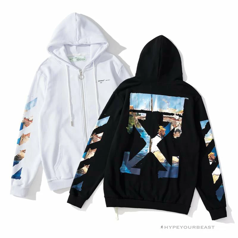 HypeYourBeast Hoodies & Jackets Off White Hoodie Black Sail 15 HypeYourBeast Hoodies & Jackets Off White Hoodie Black Sail