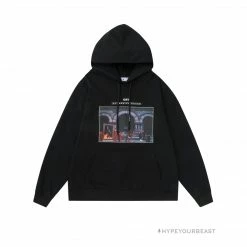 HypeYourBeast Off White Hoodie Fighter - Black