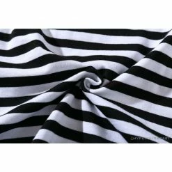 Hypeyourbeast BAPE Baby Milo Rock Bass Player Striped Tee Shirt 'BLACK' Clothes